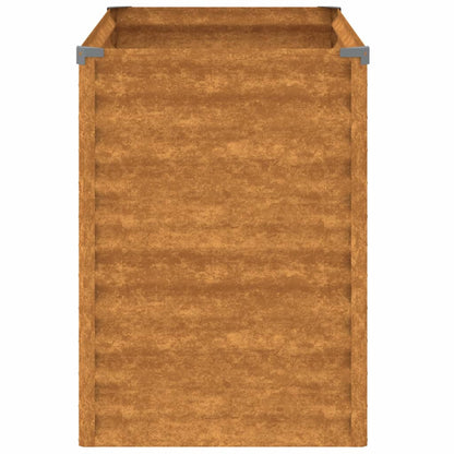 Garden Raised Bed 100x50x69 cm Corten Steel