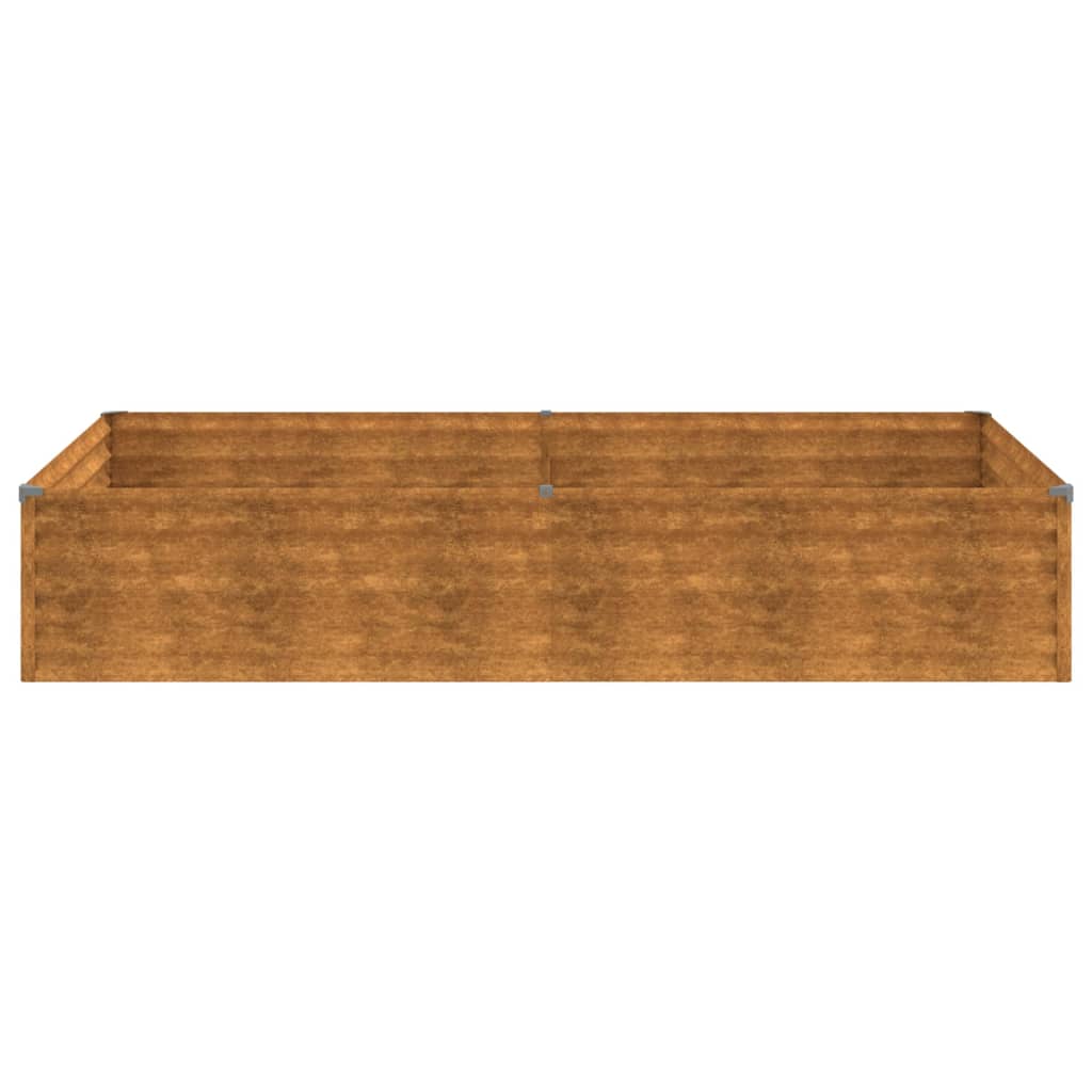 Garden Raised Bed 195x100x36 cm Corten Steel