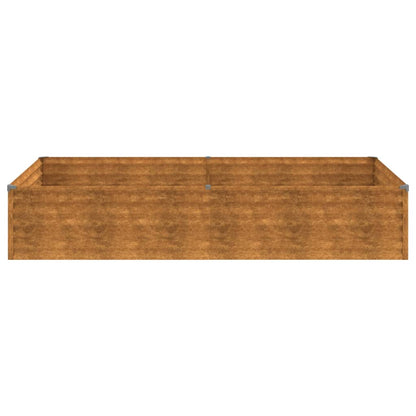 Garden Raised Bed 195x100x36 cm Corten Steel