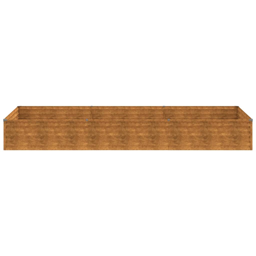 Garden Raised Bed 291x100x36 cm Corten Steel