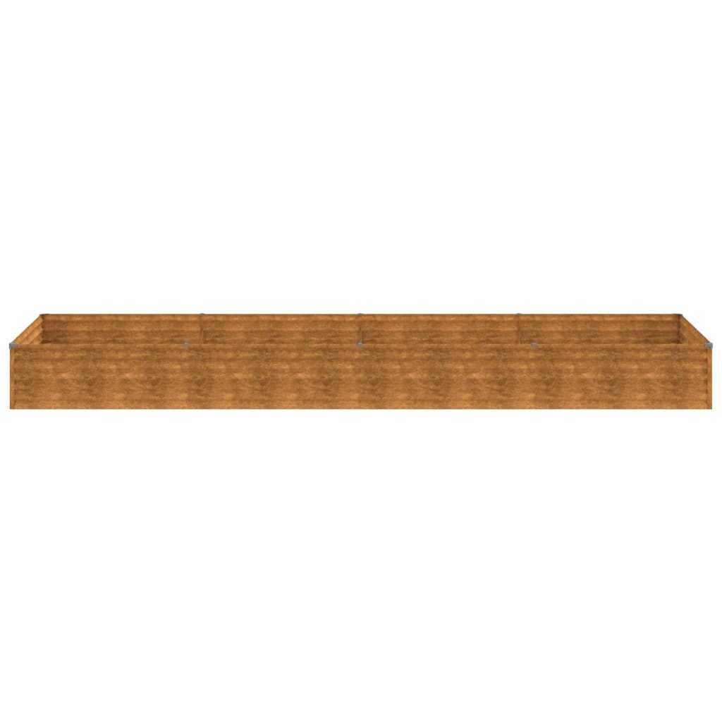 Garden Raised Bed 387x100x36 cm Corten Steel