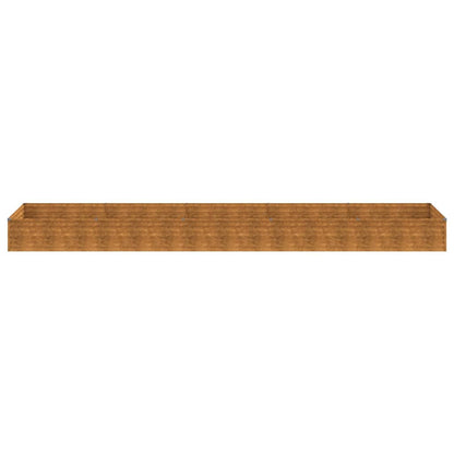 Garden Raised Bed 482x100x36 cm Corten Steel