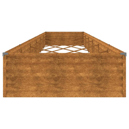 Garden Raised Bed 579x100x36 cm Corten Steel