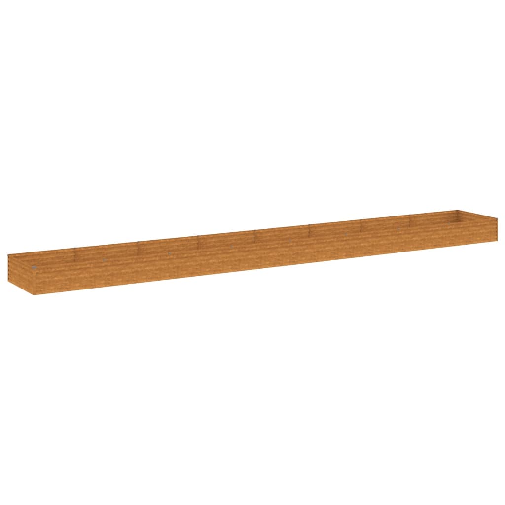 Garden Raised Bed 770x100x36 cm Corten Steel