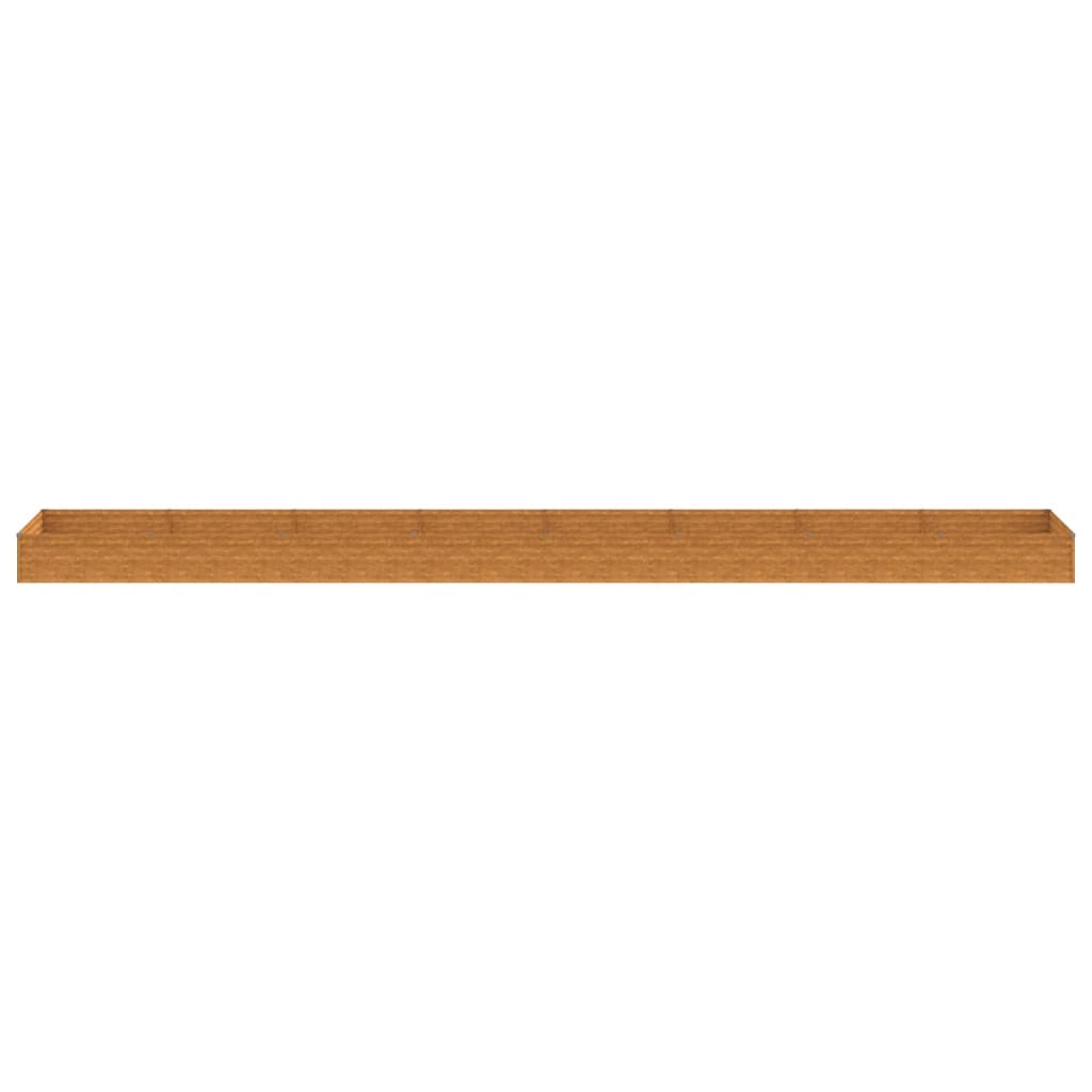 Garden Raised Bed 770x100x36 cm Corten Steel