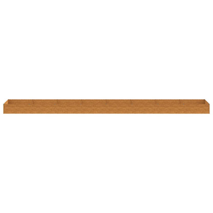 Garden Raised Bed 770x100x36 cm Corten Steel