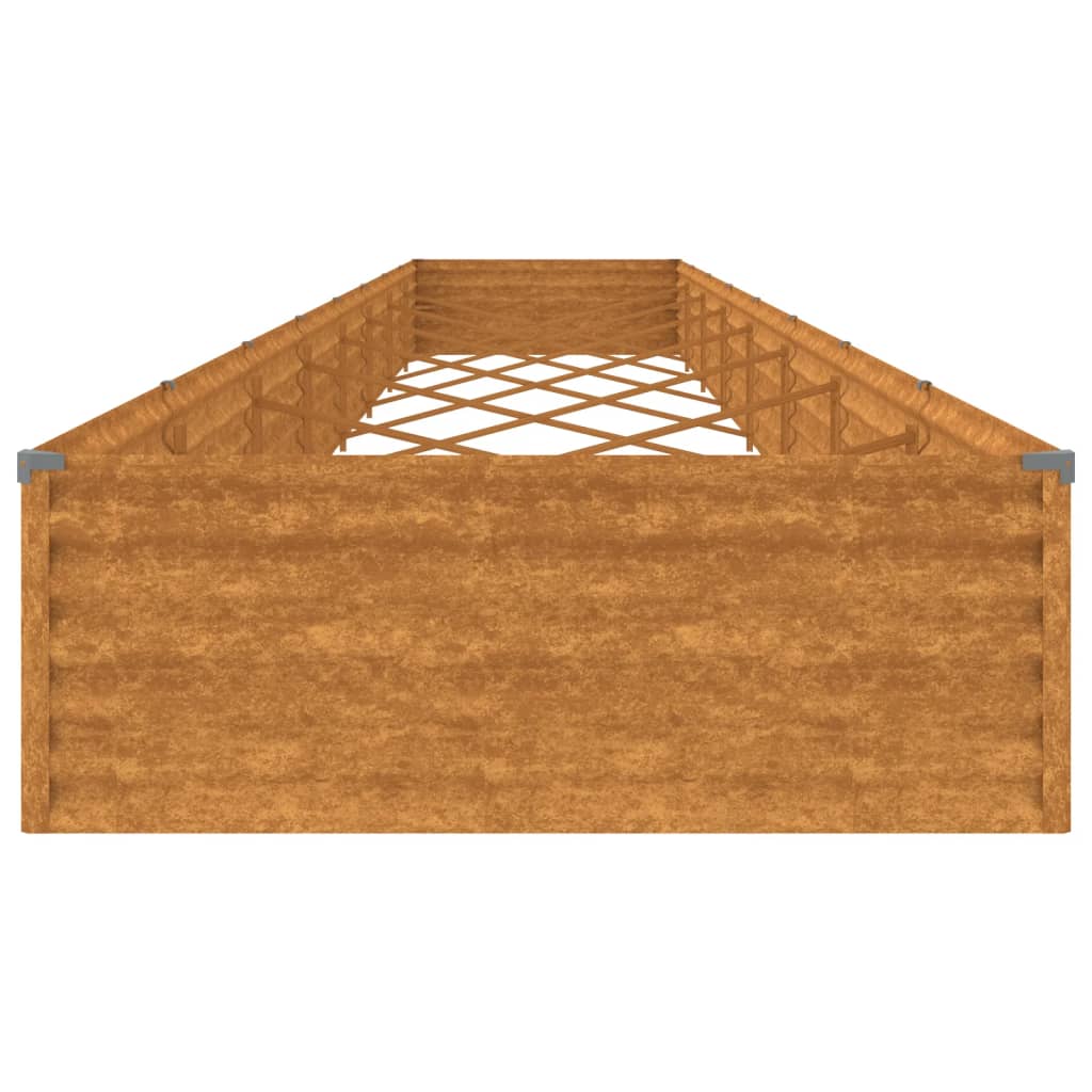 Garden Raised Bed 770x100x36 cm Corten Steel