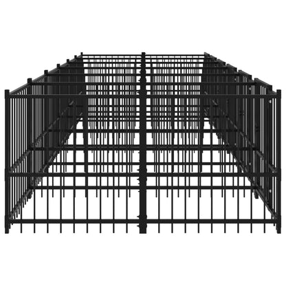 Outdoor Dog Kennel Steel 11.26 m²