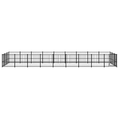 Outdoor Dog Kennel Steel 25.4 m²