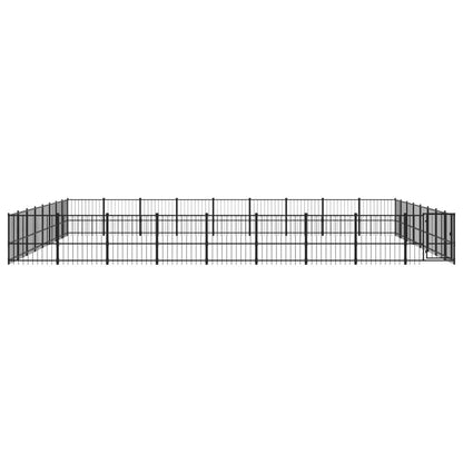 Outdoor Dog Kennel Steel 67.74 m²