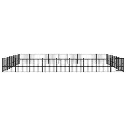 Outdoor Dog Kennel Steel 76.21 m²