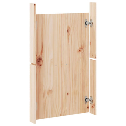 Outdoor Kitchen Doors 2 pcs 50x9x82 cm Solid Wood Pine