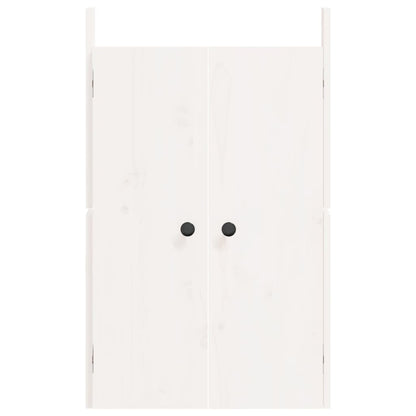 Outdoor Kitchen Doors 2 pcs White 50x9x82 cm Solid Wood Pine