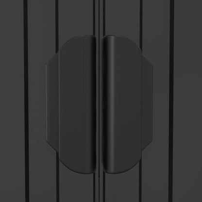Garden Shed Anthracite 192x357x223 cm Galvanised Steel