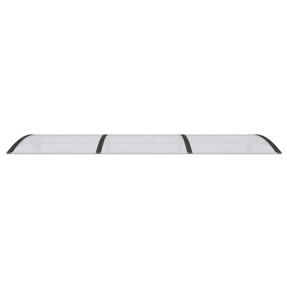 Door Canopy Black 300x100 cm Polycarbonate