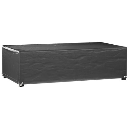 Garden Furniture Covers 2 pcs 8 Eyelets 125x70x35 cm Rectangular