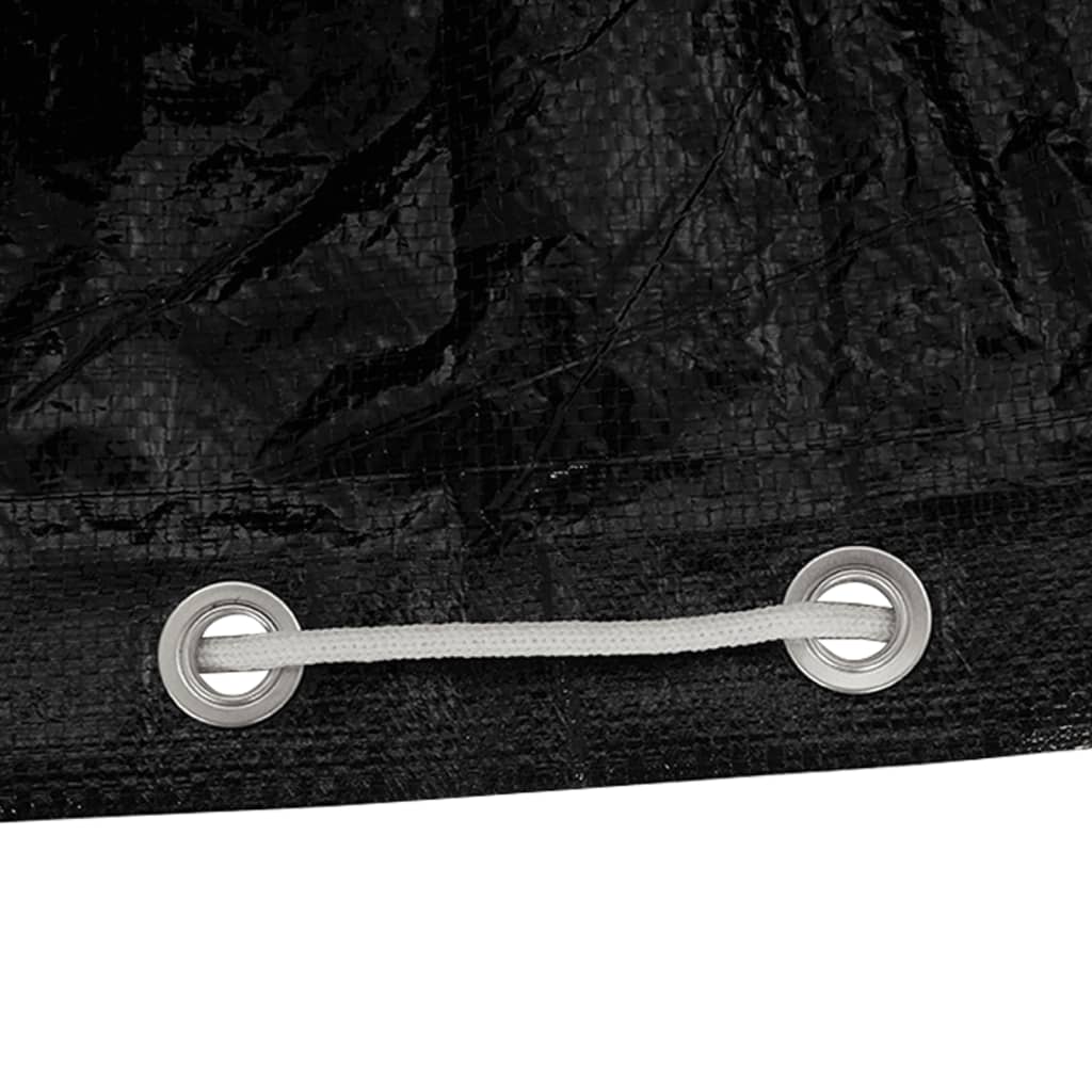 Garden Furniture Covers 2 pcs 10 Eyelets Ø260x90 cm Round