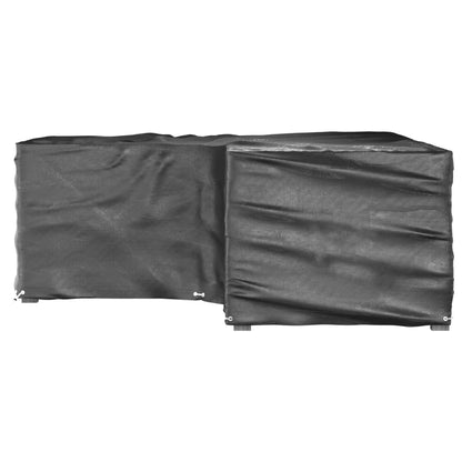 L-Shaped Garden Furniture Covers 2 pcs 12 Eyelets 185x185x70 cm