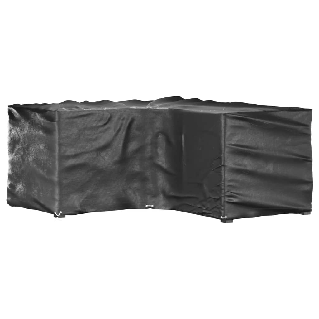 L-Shaped Garden Furniture Covers 2 pcs 12 Eyelets 185x185x90 cm