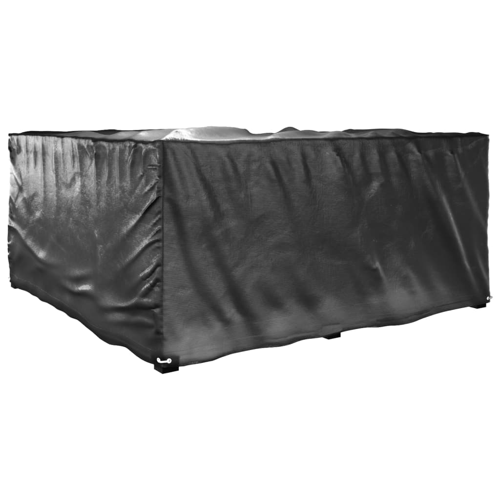 L-Shaped Garden Furniture Covers 2 pcs 12 Eyelets 185x185x90 cm