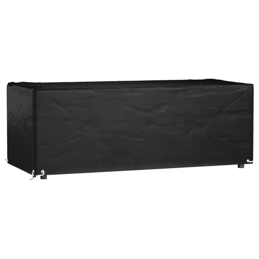 Garden Furniture Cover 8 Eyelets 192x82x65 cm Rectangular