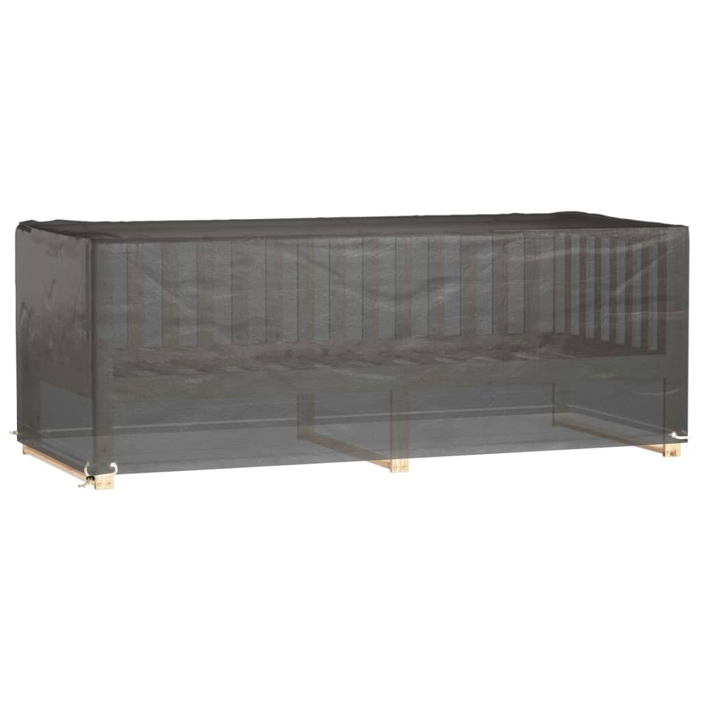 Garden Furniture Cover 8 Eyelets 192x82x65 cm Rectangular