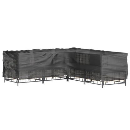 L-Shaped Garden Furniture Cover 16 Eyelets 250x250x70 cm