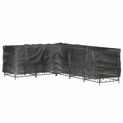 L-Shaped Garden Furniture Cover 16 Eyelets 260x210x80 cm