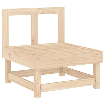 10 Piece Garden Lounge Set Solid Wood Pine