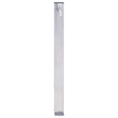 Garden Water Column 80 cm Stainless Steel Square