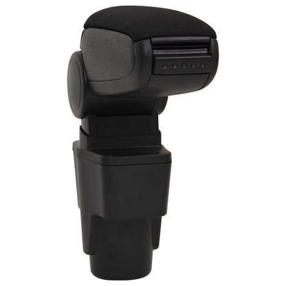 Car Armrest Black 13x34x(36.5-53) cm ABS