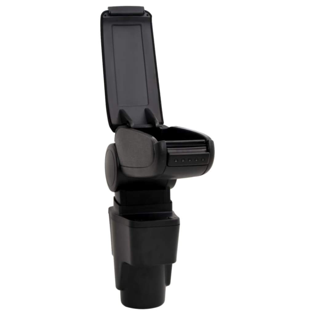 Car Armrest Black 13x34x(36.5-53) cm ABS