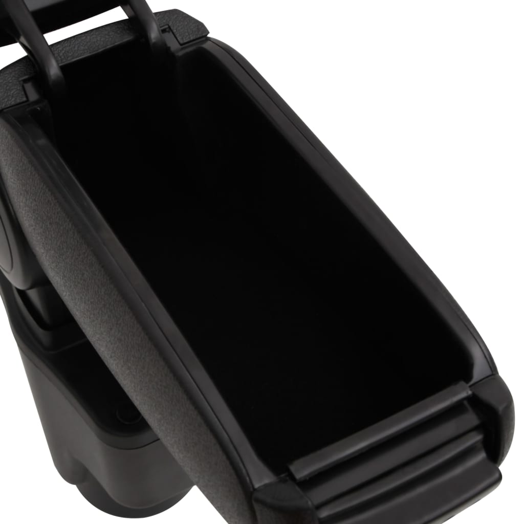 Car Armrest Black 13x34x(36.5-53) cm ABS