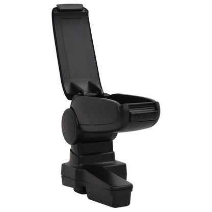 Car Armrest Black 14.5x32x(27-46) cm ABS