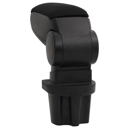 Car Armrest Black 13.5x32.5x(31-46.5) cm ABS