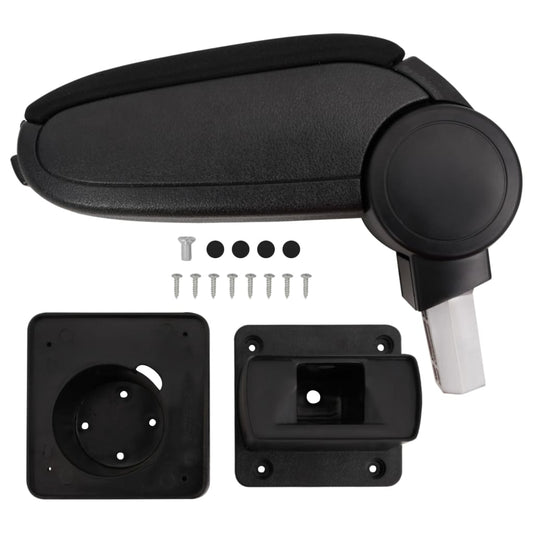 Car Armrest Black 13x31.5x(29-51) cm ABS