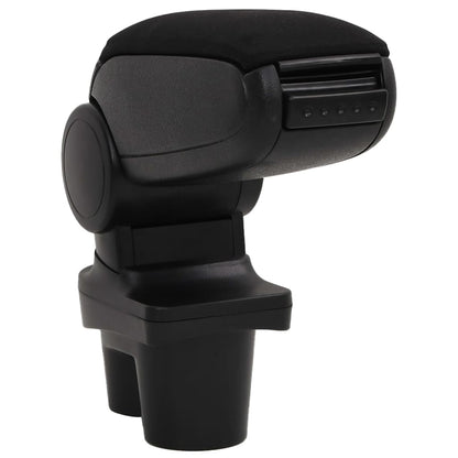 Car Armrest Black 13x36x(30-46) cm ABS