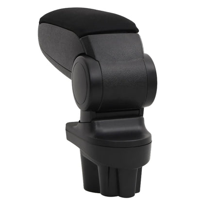 Car Armrest Black 13x36x(30-46) cm ABS