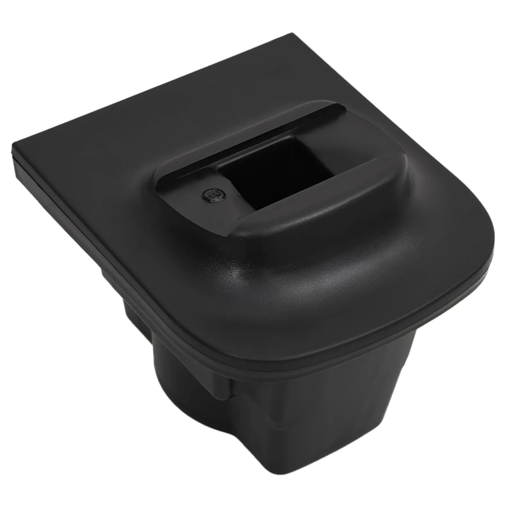 Car Armrest Black 16x32x(35-50.5) cm ABS
