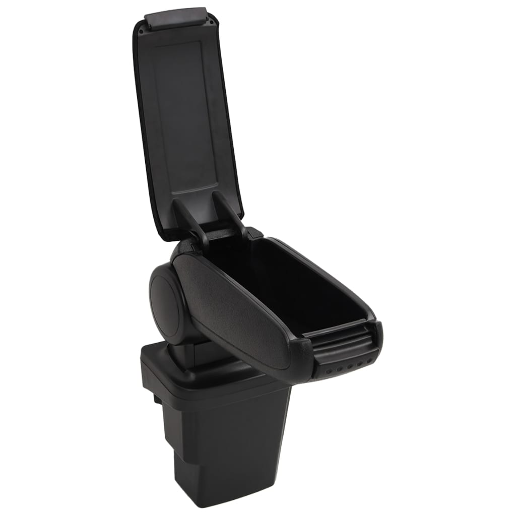 Car Armrest Black 17x32x(37-53) cm ABS