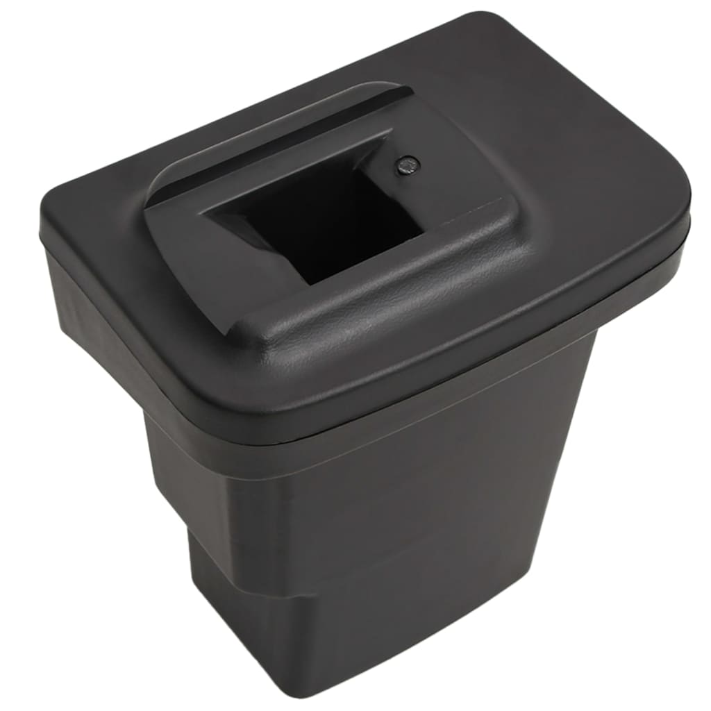 Car Armrest Black 17x32x(37-53) cm ABS