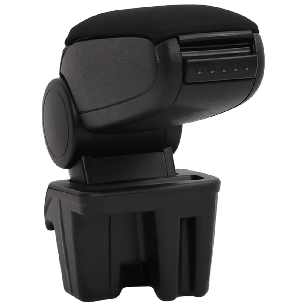 Car Armrest Black 15x31x(28-44) cm ABS