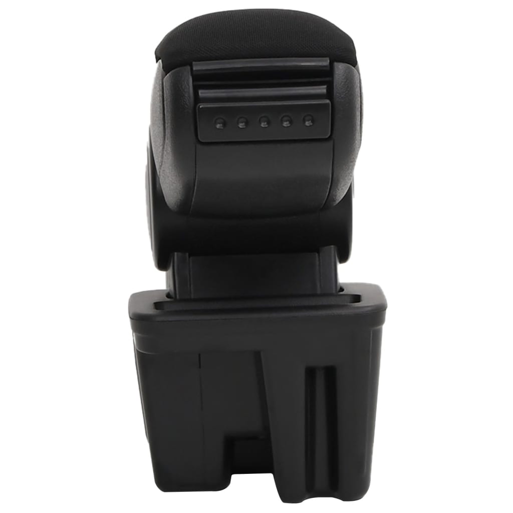 Car Armrest Black 15x31x(28-44) cm ABS