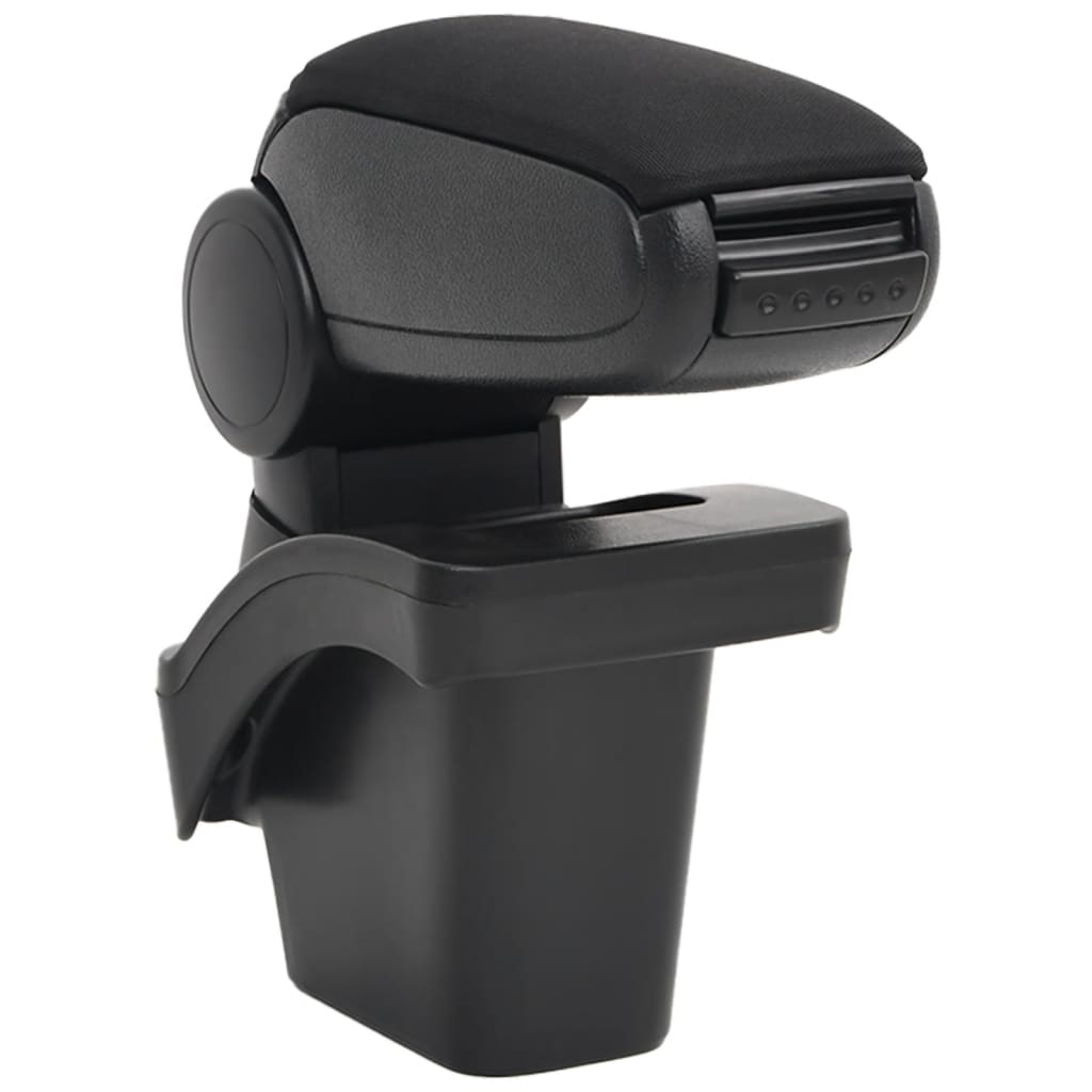 Car Armrest Black 16x30x(40-50) cm ABS