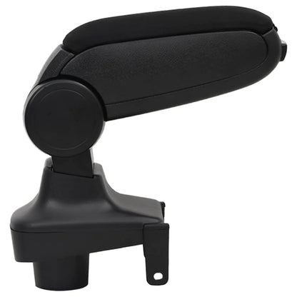 Car Armrest Black 15x35x(30-47) cm ABS