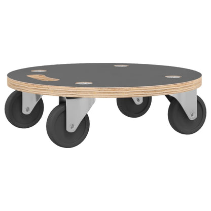 Transport Trolleys 2 pcs Round Ø38x11.5 cm