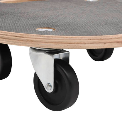 Transport Trolleys 2 pcs Round Ø38x11.5 cm