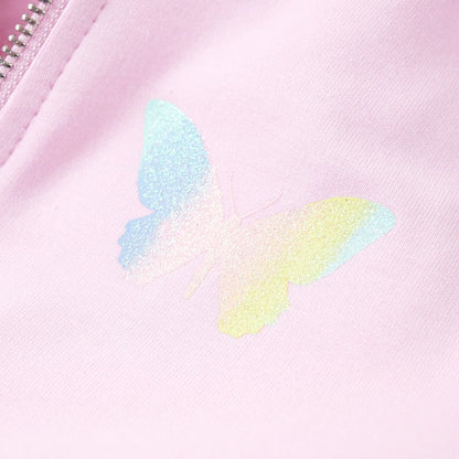 Kids' Hooded Sweatshirt Light Pink 128
