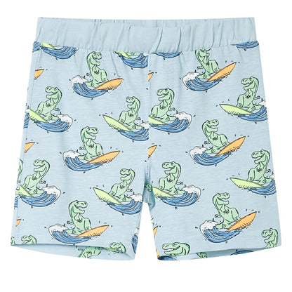 Kids' Pyjamas with Short Sleeves Light Blue 104