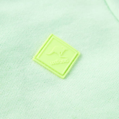 Kids' Hooded Sweatshirt with Zip Bright Green 104
